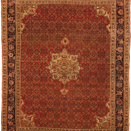vintage-bijar-carpet-herati-design.jpg bijar-rug-with-blue-floral-border.jpg persian-bijar-carpet-herati-motif.jpg durable-high-density-persian-rug.jpg