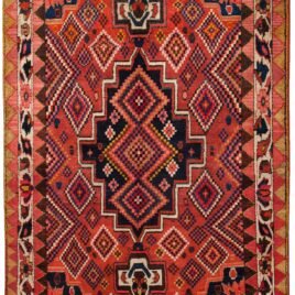 antique-bakhtiari-gabbeh-rug-diamond-motif.jpg handwoven-gabbeh-rug-soft-plush-pile.jpg tribal-persian-gabbeh-rug-cream-border.jpg colorful-diamond-pattern-gabbeh.jpg