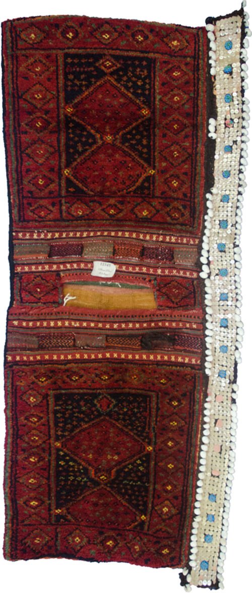 Antique Kurdish Saddlebag 150x57