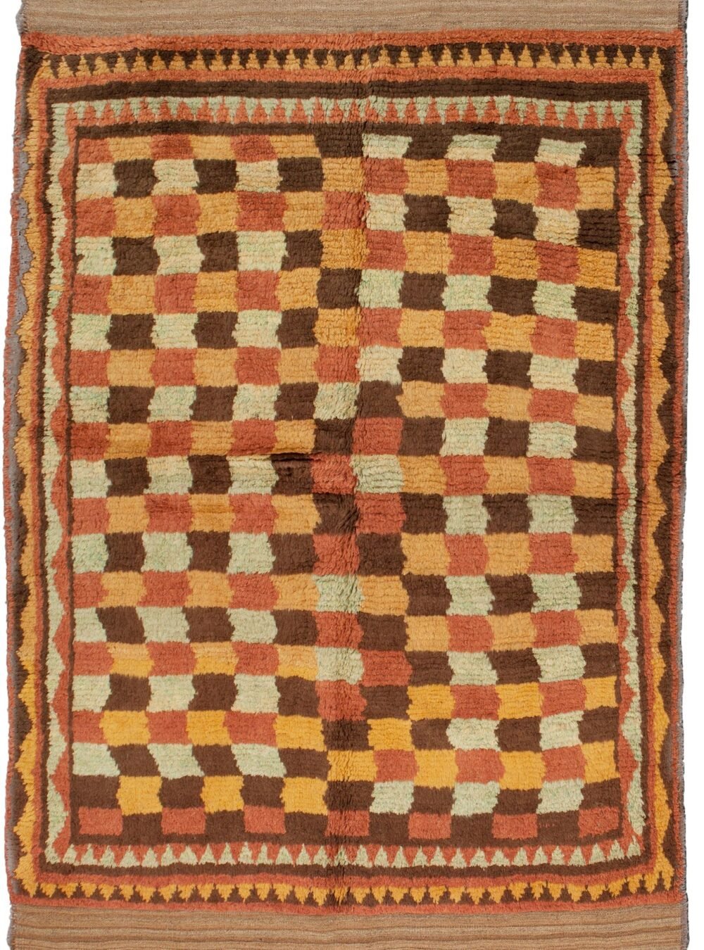 handwoven-bakhtiari-gabbeh-rug.jpg decorative-earth-tone-persian-gabbeh.jpg square-design-gabbeh-rug.jpg artisan-fringe-bakhtiari-gabbeh.jpg