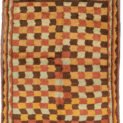 handwoven-bakhtiari-gabbeh-rug.jpg decorative-earth-tone-persian-gabbeh.jpg square-design-gabbeh-rug.jpg artisan-fringe-bakhtiari-gabbeh.jpg