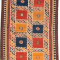 antique-qashqai-kilim-runner-white-ground.jpg square-design-kilim-runner-qashqai.jpg jijim-finish-qashqai-kilim.jpg handwoven-persian-kilim-runner.jpg