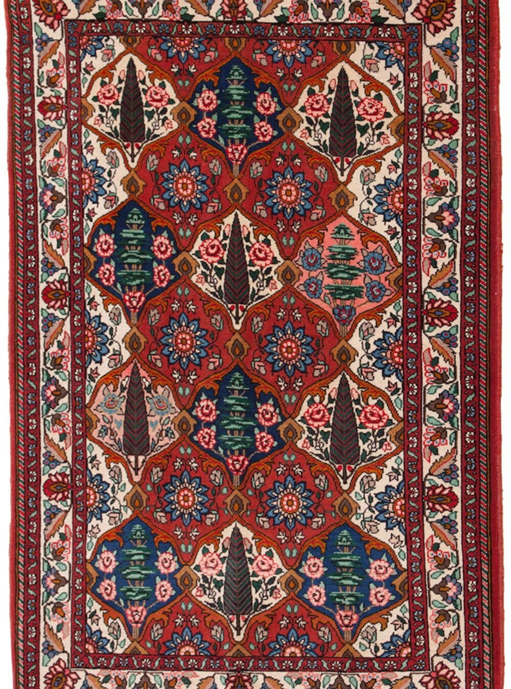 vintage-bakhtiar-rug-bandi-cypress.jpg persian-rug-cypress-tree-floral-border.jpg antique-iranian-bakhtiar-carpet.jpg natural-dye-wool-bakhtiari-rug.jpg bandi-design-persian-vintage-rug.jpg