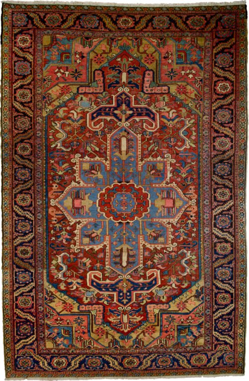 Antique Heriz Carpet 352x245cm