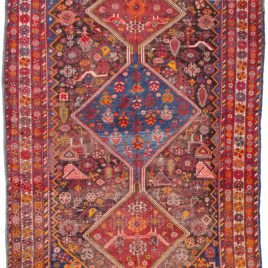 Antique Khamseh Rug 201x123cm - Sharafi and Co