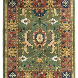 donegal-inspired-ushak-carpet-green.jpg green-ushak-carpet-with-red-border.jpg ushak-carpet-stylised-flower-motifs.jpg handmade-ushak-rug-donegal-style.jpg natural-dyed-ushak-rug-floral.jpg