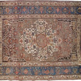 antique rug patina example
