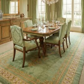 Hand-Knotted Vintage Spanish Rug M414-4