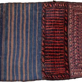 Colorful patterned traditional Persian rug