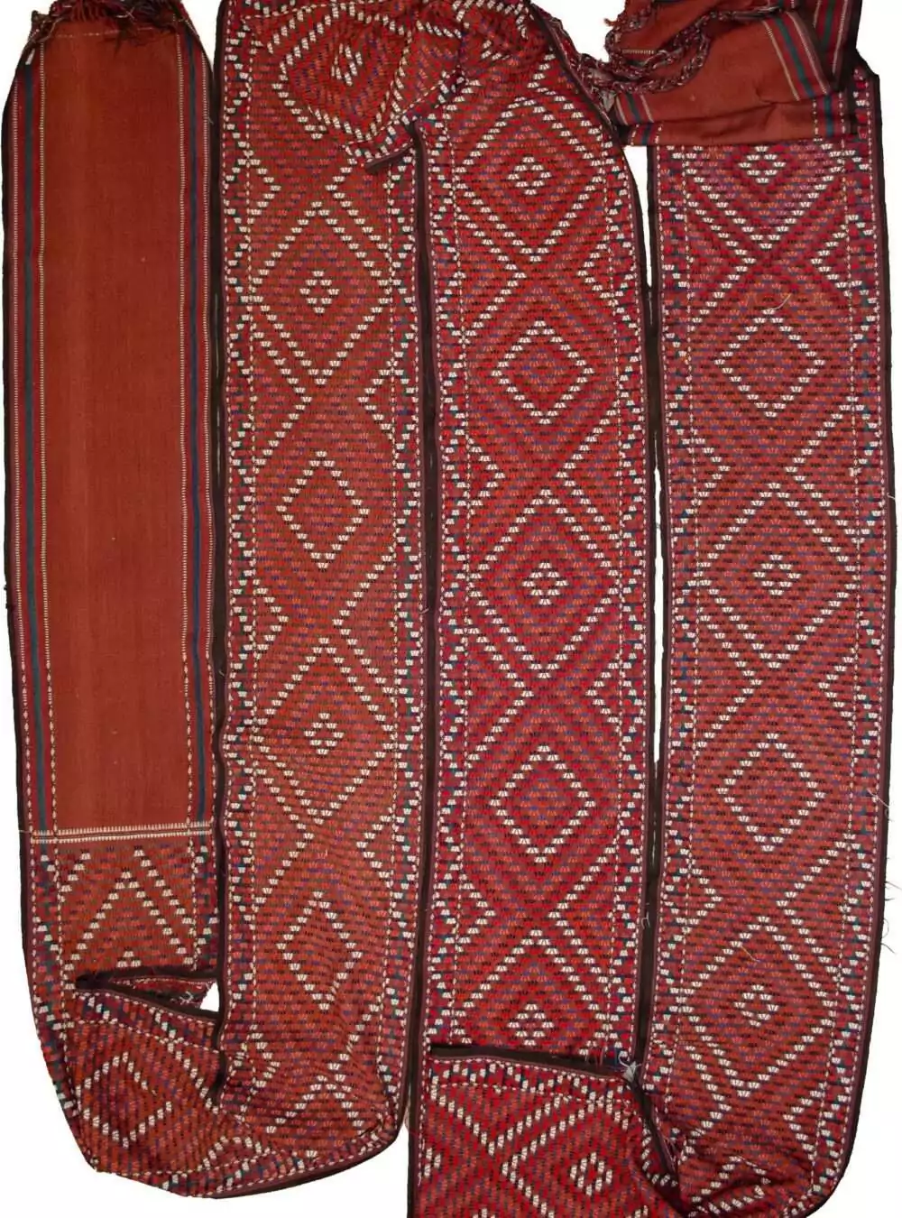 antique-turkmen-tent-band-1200cm-red-lozenge