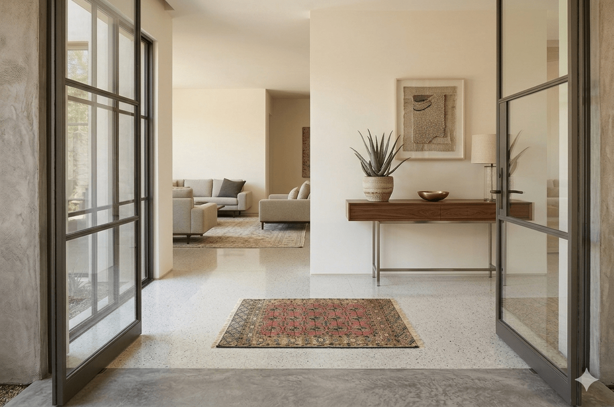 M419 Mock fine-weave-turkoman-collector-rug-sheen