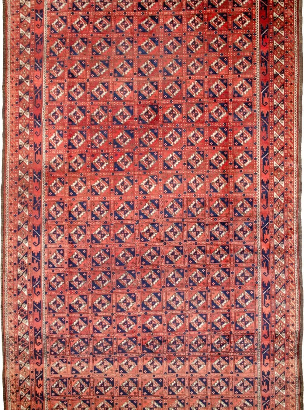 H374-Baluch-352x220cmr rare-large-antique-baluch-carpet-square-design.jpg
