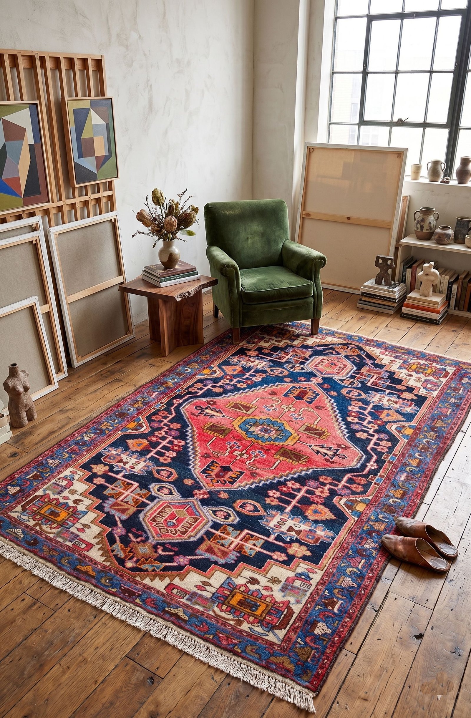 H382-Saveh-197x128cm-mock natural-dye-medallion-rug-saveh.jpg