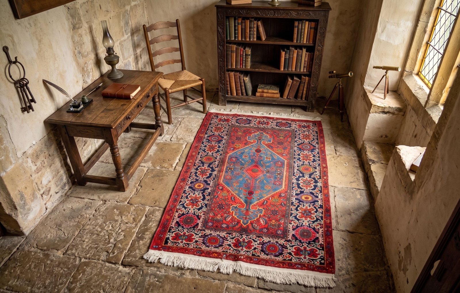 H383-Gholtogh-160x107cm-mock robust-kurdish-style-rug-herati-design.jpg