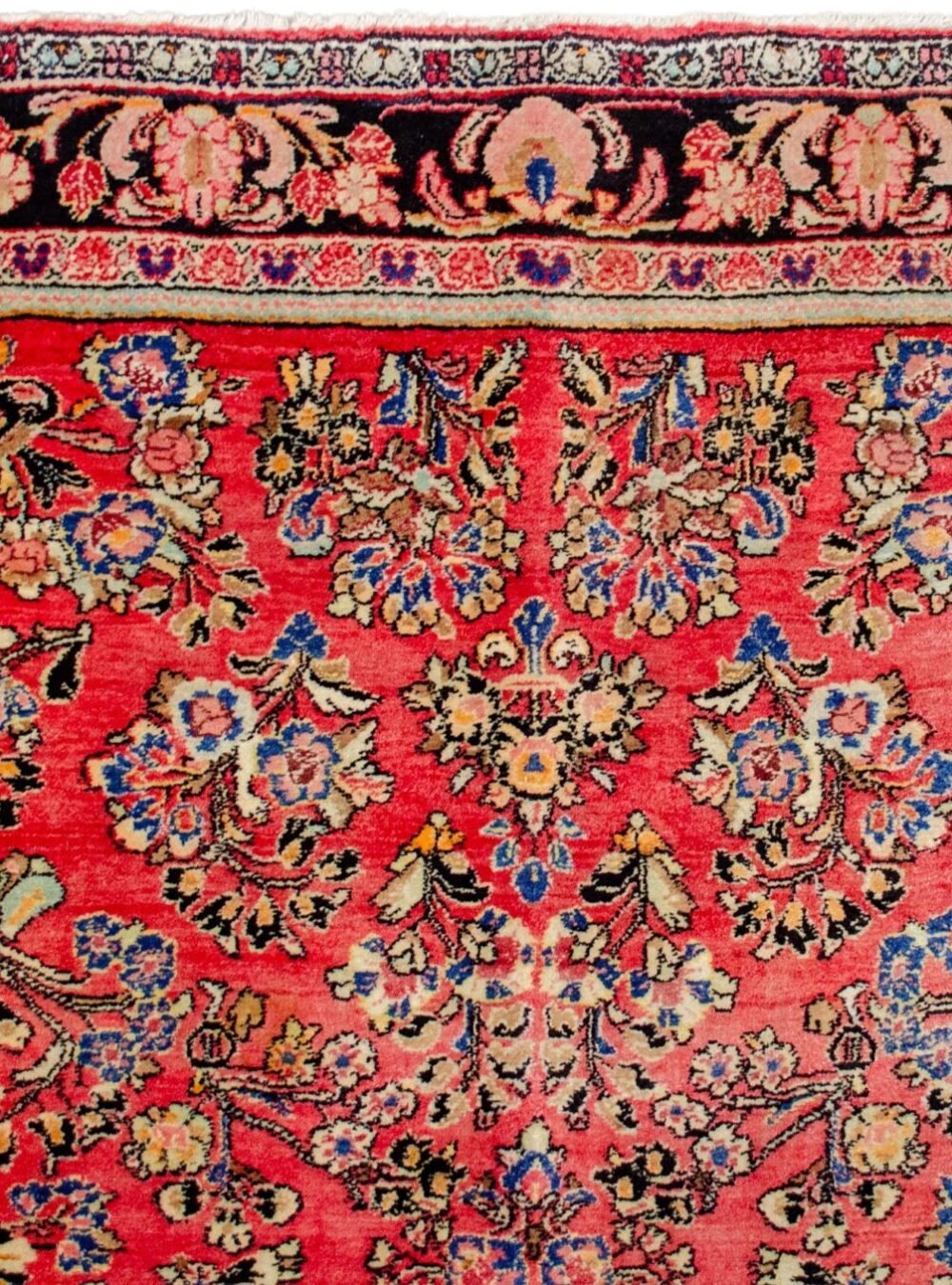H384-Close-up antique-saruk-style-floral-carpet-indigo-border.jpg