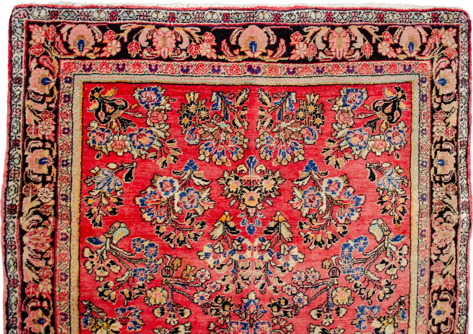 H384-Close-up antique-saruk-style-floral-carpet-indigo-border.jpg
