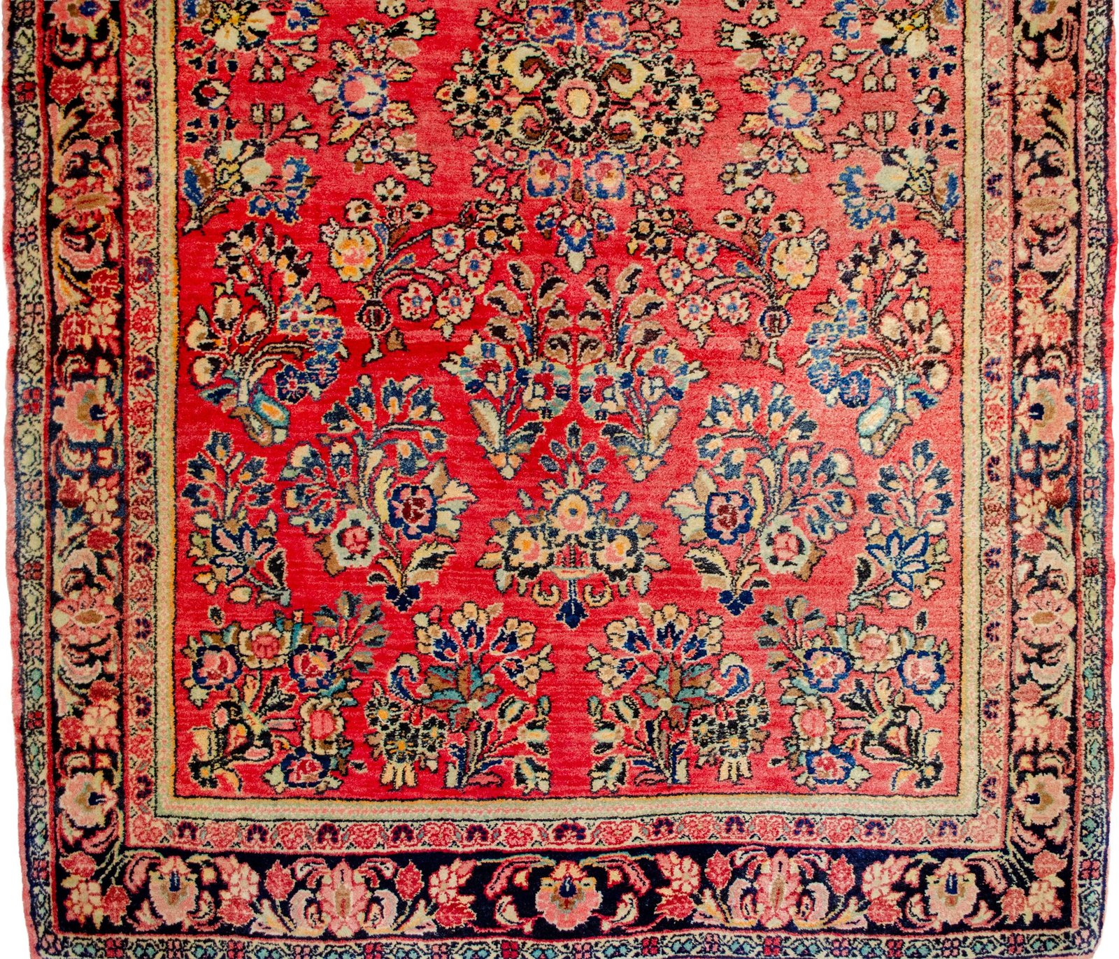 H384-Close-up1 antique-saruk-style-floral-carpet-indigo-border.jpg