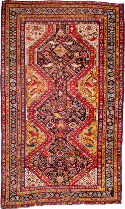 antique-khamseh-rug-chicken-fish-design.jpg