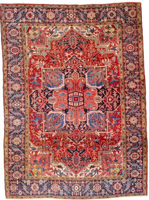 Antique Heriz Carpet 350x261cm