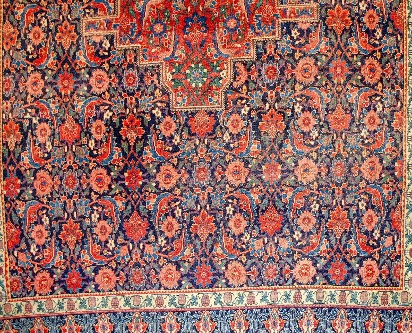H393-Close-up2 fine-weave-low-pile-senneh-herati-rug.jpg