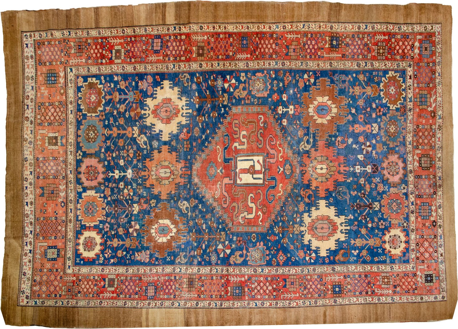 H395-Bakhshaysh-347x268cm geometric-cloudband-medallion-persian-rug.jpg
