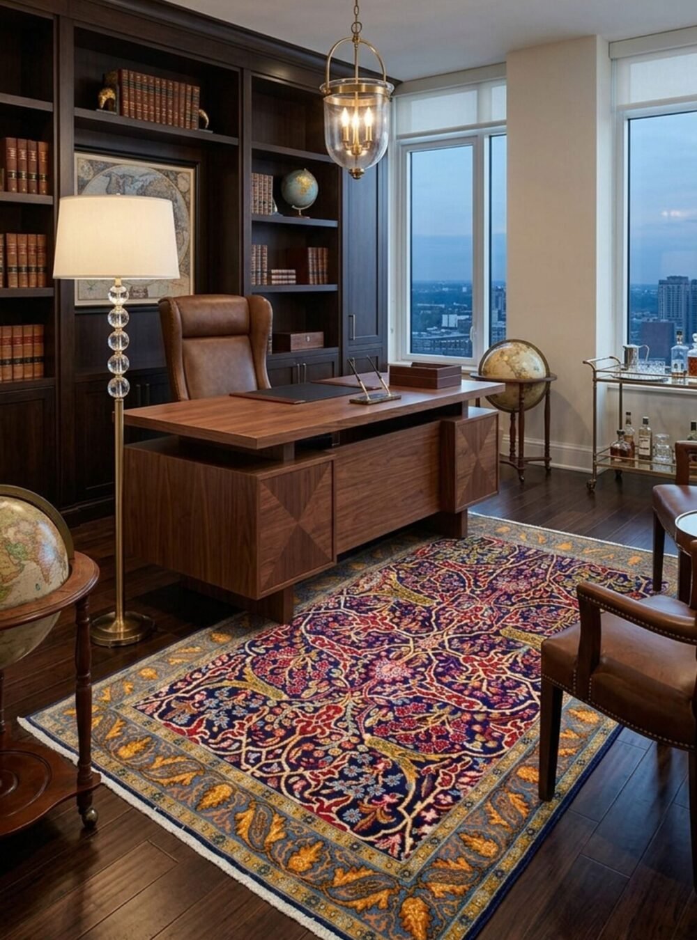 M420-Qum-256x156cm-mock tehran-design-floral-qum-carpet.jpg
