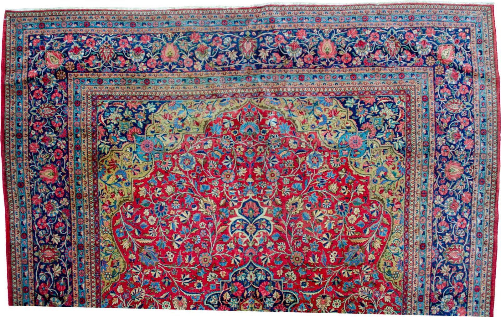 H409-Close-up swirling-floral-red-ground-qazvin-rug.jpg