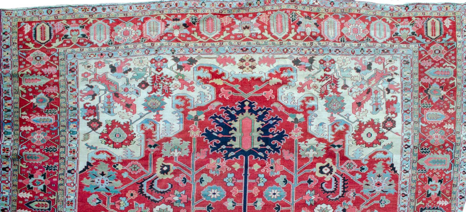 M408-Close-up nested-green-medallion-heriz-rug.jpg